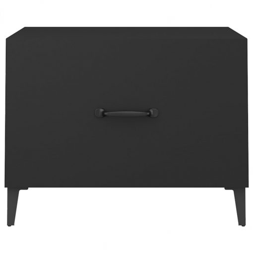 2 Piece Coffee Table with Metal Legs Set 50x50x40cm - Image 7