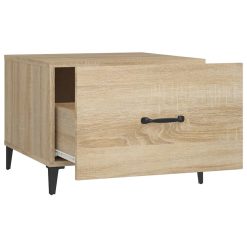 2 Piece Coffee Table with Metal Legs Set 50x50x40cm - Complete Storage Solutions