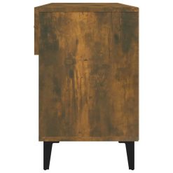 Shoe Cabinet 102x35x55cm - Smoked Oak - Complete Storage Solutions