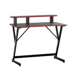 2-Tier Gaming Desk 100x60x90.5cm - Complete Storage Solutions