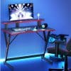 2-Tier Gaming Desk 100x60x90.5cm - Complete Storage Solutions