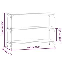 Book Cabinet 100x33x70.5cm - Complete Storage Solutions