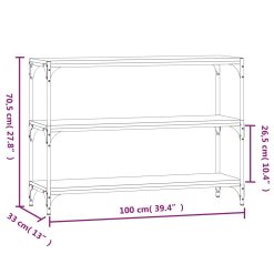 Book Cabinet 100x33x70.5cm - Complete Storage Solutions