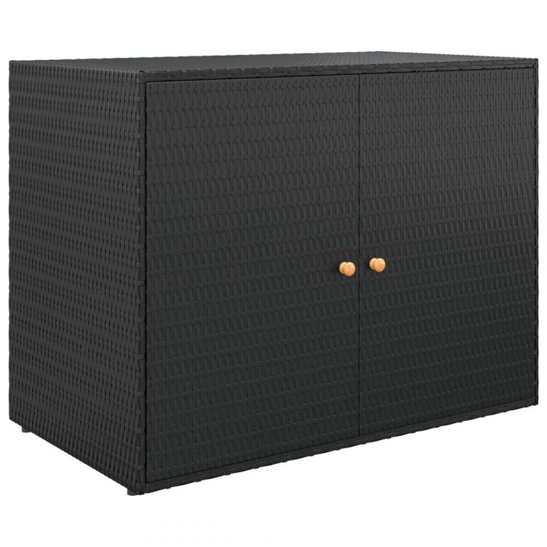 Poly Rattan Garden Storage 100x55.5x80cm Complete Storage