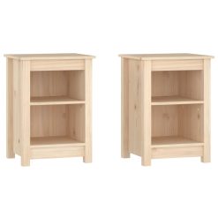 2 Piece Bedside Cabinet Set 40x35x55cm - Complete Storage Solutions