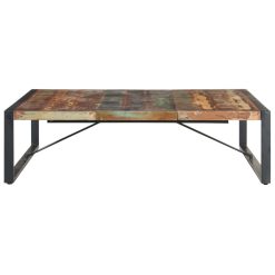 Reclaimed Wood Coffee Table 140x140x40cm - Complete Storage Solutions