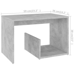 Side Table 59x36x38cm - Complete Storage Solutions