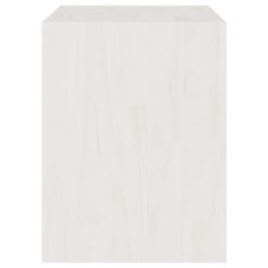 2 Piece Solid Pinewood Bedside Cabinet Set 40x30.5x40cm - Complete Storage Solutions