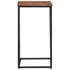 Acacia Wood Side Table 35x45x65cm - Complete Storage Solutions