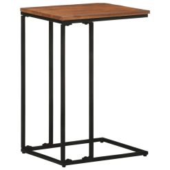 Acacia Wood Side Table 35x45x65cm - Complete Storage Solutions
