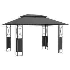 Alternative view of Steel Gazebo with Roof 400x300x270cm - Anthracite