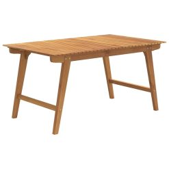Acacia Wood Garden Table 150x90x75cm - Complete Storage Solutions