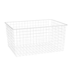 Elfa Wire Basket 580x427x285mm - White