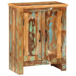 Reclaimed Wood 2 Door Sideboard 55x30x70cm