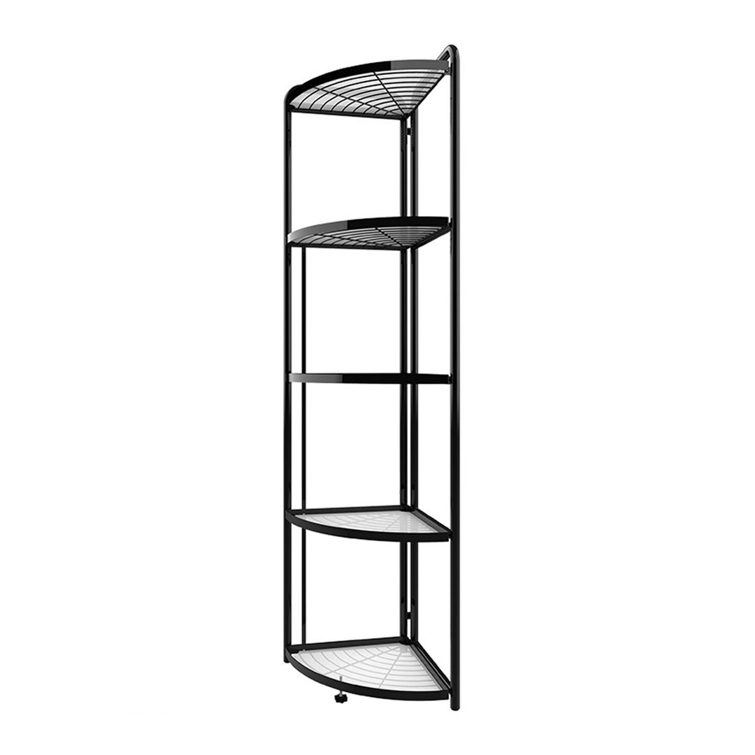 5 Tier Triangular Corner Stand Complete Storage Solutions