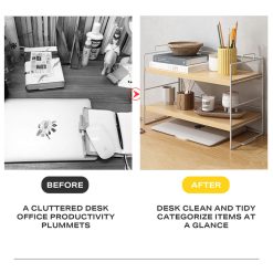 Desktop Storage Rack 37x17x46cm - Complete Storage Solutions