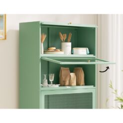 Buffet Sideboard 79x32x175cm - Green - Complete Storage Solutions