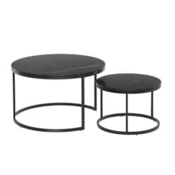 Alternative view of 2 Piece Nesting Coffee Table Set