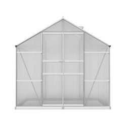 Aluminium Greenhouse 2.4x2.5M - Complete Storage Solutions