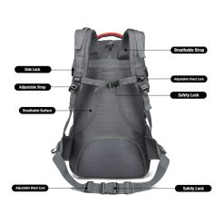 40L Waterproof Outdoor Hiking Backpack - Complete Storage Solutions