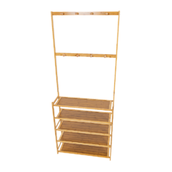 5 Tier Coat Stand 70x24x171cm - Complete Storage Solutions