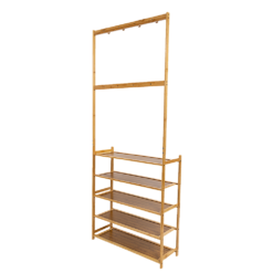 5 Tier Coat Stand 70x24x171cm - Complete Storage Solutions