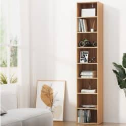 8 Tier Bookshelf 33x30x180cm