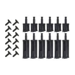 Bracket Plug Set for Plug-in Melamine Shelf