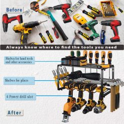 Alternative view of 4 Layer 40cm Power Tool Organiser Rack