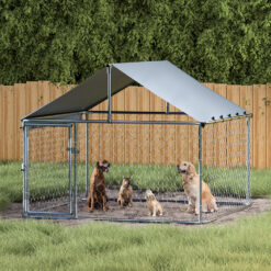 Dog Kennel with Roof 200x200x150cm