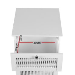 Laundry Hamper 40x41x90cm - White - Complete Storage Solutions