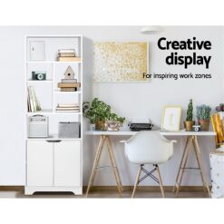 Bookshelf Display Rack - White - Complete Storage Solutions