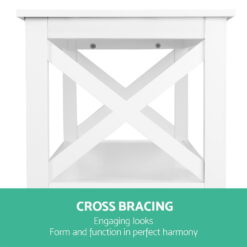Console Table - White - Complete Storage Solutions