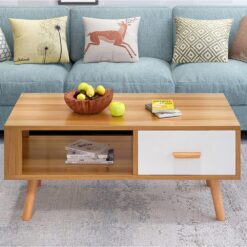 TV Cabinet with Storage Drawer 100x48x42cm