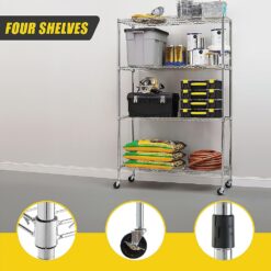 Modular Wire Storage Shelf 90 x 35 x 180cm - Complete Storage Solutions