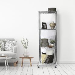 Modular Wire Storage Shelf 45 x 45 x 180cm - Complete Storage Solutions