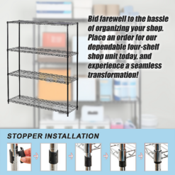 Modular Wire Storage Shelf 150 x 35 x 180cm - Complete Storage Solutions