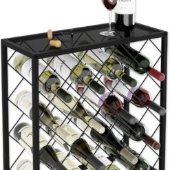 25 Bottle Freestanding Wine Rack