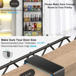6 Tier Over Door Pantry Organiser - Complete Storage Solutions