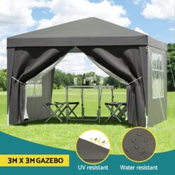 3x3m Gazebo - Complete Storage Solutions