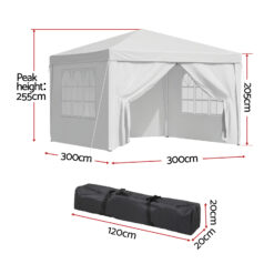 3x3m Gazebo - Complete Storage Solutions