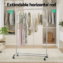 Adjustable Clothes Rack 167x47.5x159cm - Complete Storage Solutions