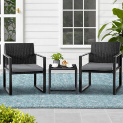 3 Piece Outdoor Bistro Set - Complete Storage Solutions