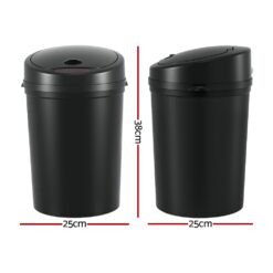 Alternative view of 9L Motion Sensor Rubbish Bin