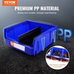 Alternative view of 6 Piece Plastic Storage Bin Set