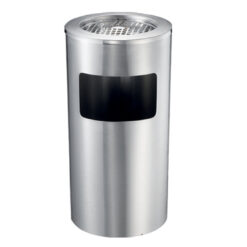 10L Stainless Steel Lobby Bin with Ashtray