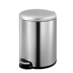 3L Round Soft Closing Stainless Steel Pedal Bin
