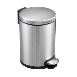 3L Round Soft Closing Stainless Steel Pedal Bin