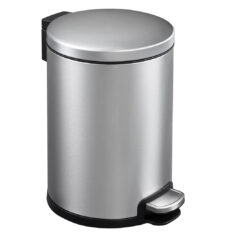 6L Round Soft Closing Stainless Steel Pedal Bin