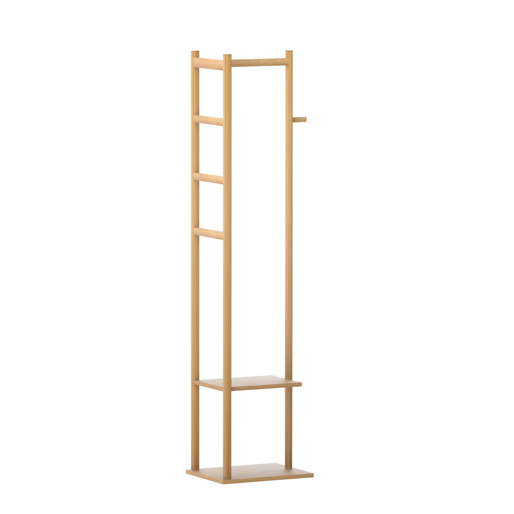 Bamboo Clothes Rack 38x30x155cm